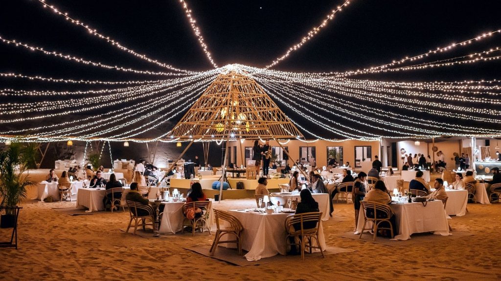 Sonara Camp: Dining Under the Stars, is one of the best desert resorts in dubai.