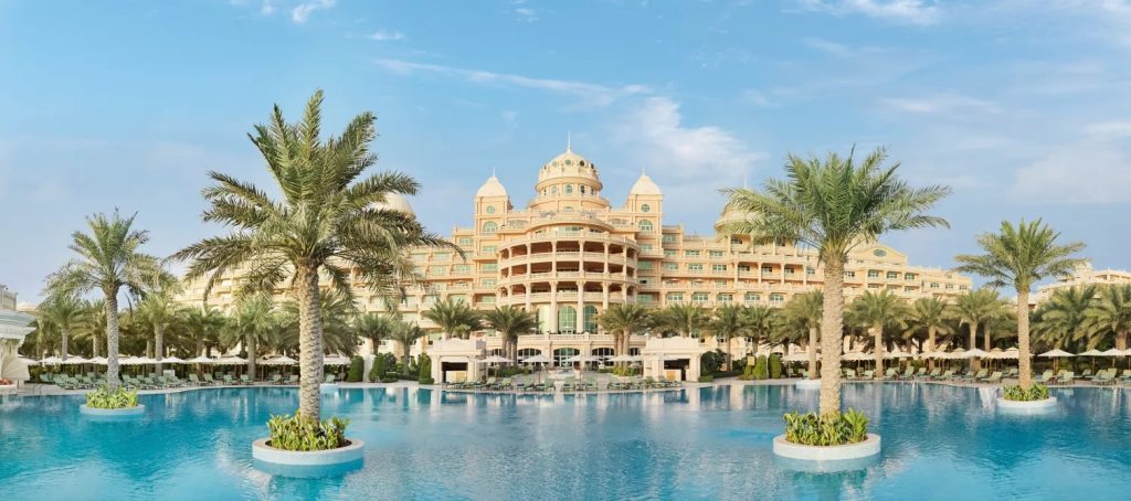 The raffles the palm dubai, one of the best beach resorts in dubai