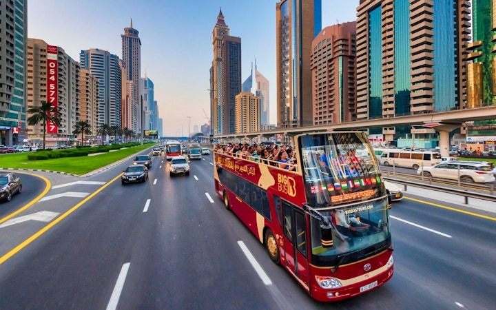 Big bus tour in dubai during january