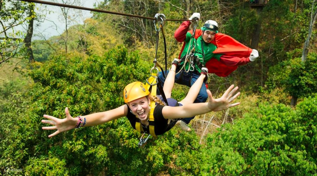 Zipline Adventures in Chiang Mai's Rainforests