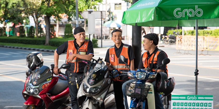 Grab-Ride-Hailing Bangkok
