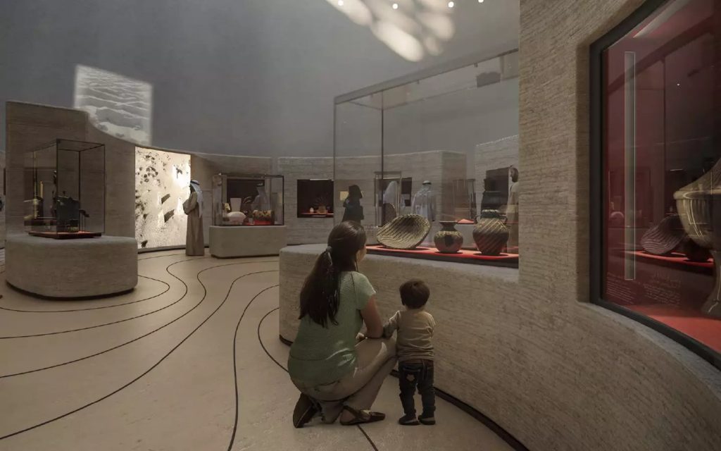 Zayed National Museum inside 