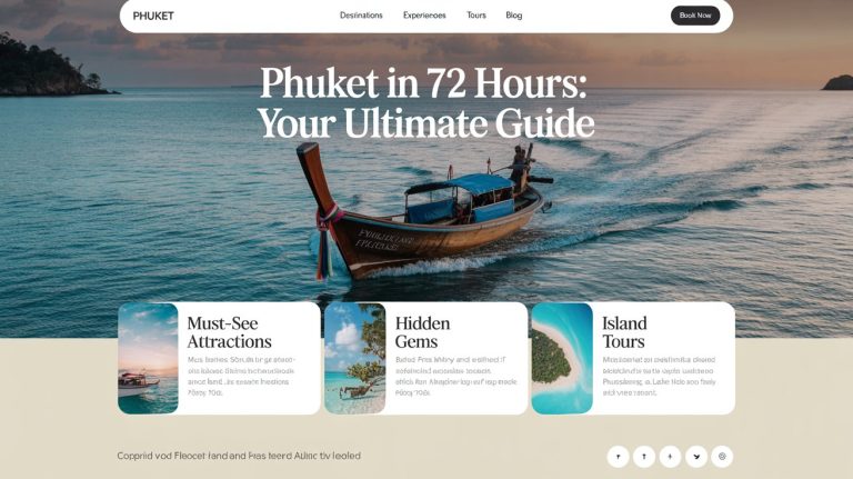 Phuket 3-Day Itinerary: Best Things to Do, Hidden Gems & Island Tours