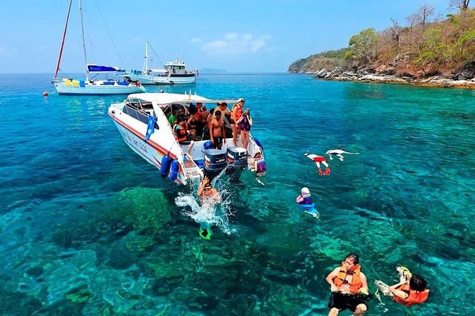Racha Island, Coral Island, and Maithon Island on a speedboat tour, 