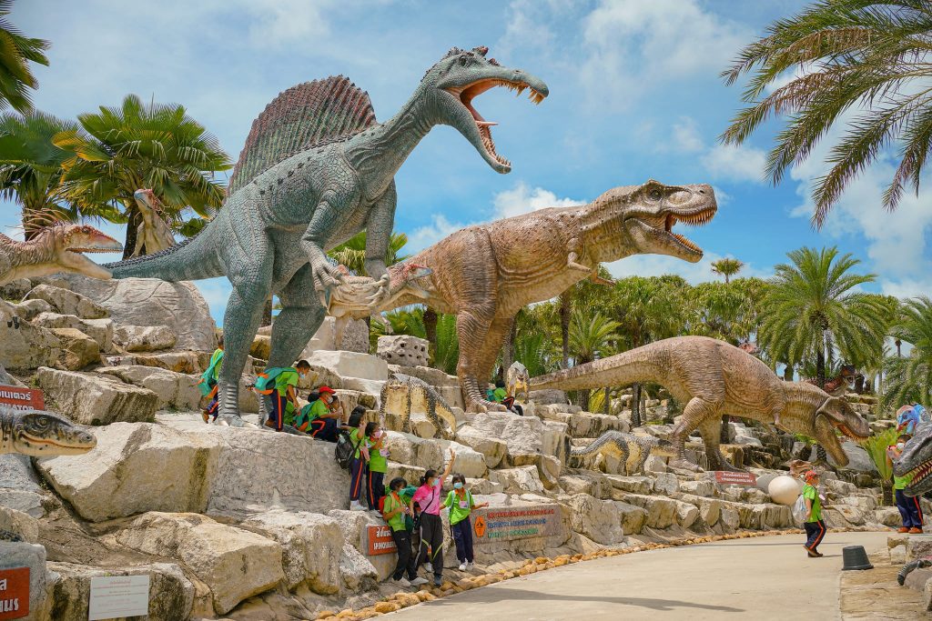 Dinosaur Valley in  Nong Nooch Tropical Garden
