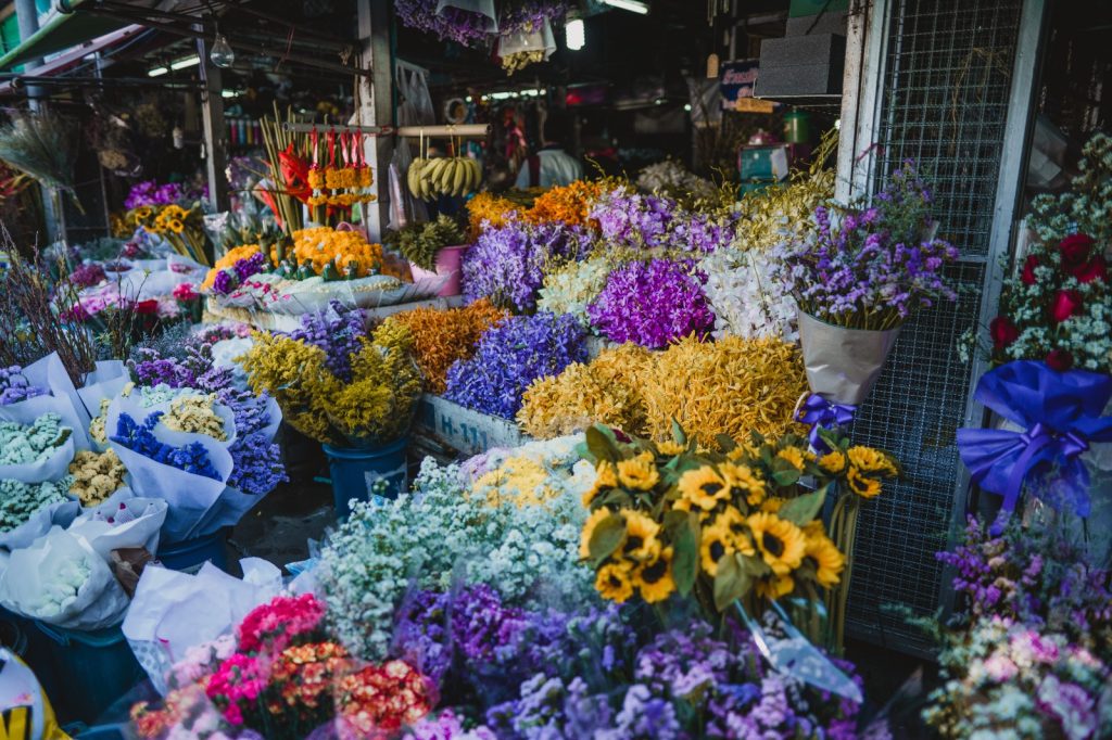 Ton Lamyai Flower Market Chiang Mai