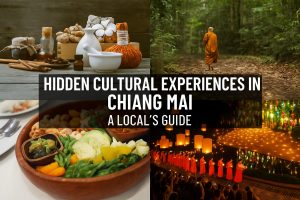Discover Chiang Mai’s hidden cultural gems—local temples, festivals, food rituals & Lanna traditions. Travel slow, connect deeper, live the culture.