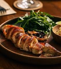 grilled squid with nam jim, what to eat at Phuket night markets