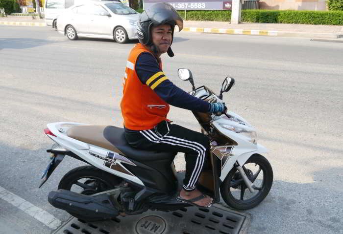 Motorbike taxis in Pattaya