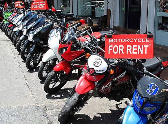 Rental scooters in pattaya