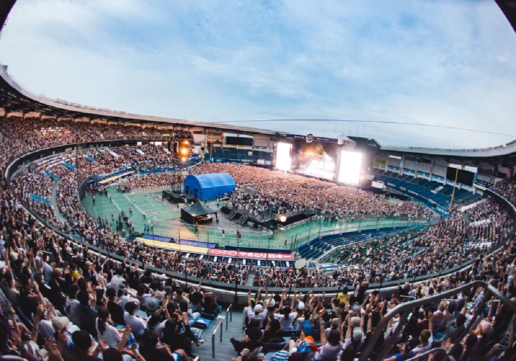 Over view of summer sonic festival 2025