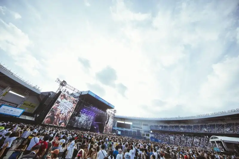 Over view of summer sonic festival 2025