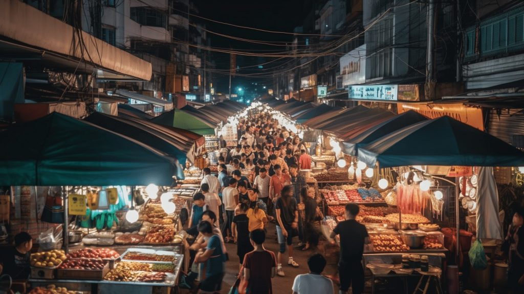 Thepprasit night market