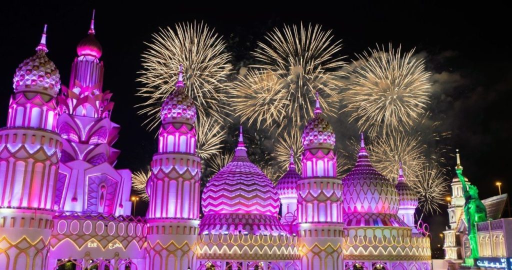 Fireworks at Global Village