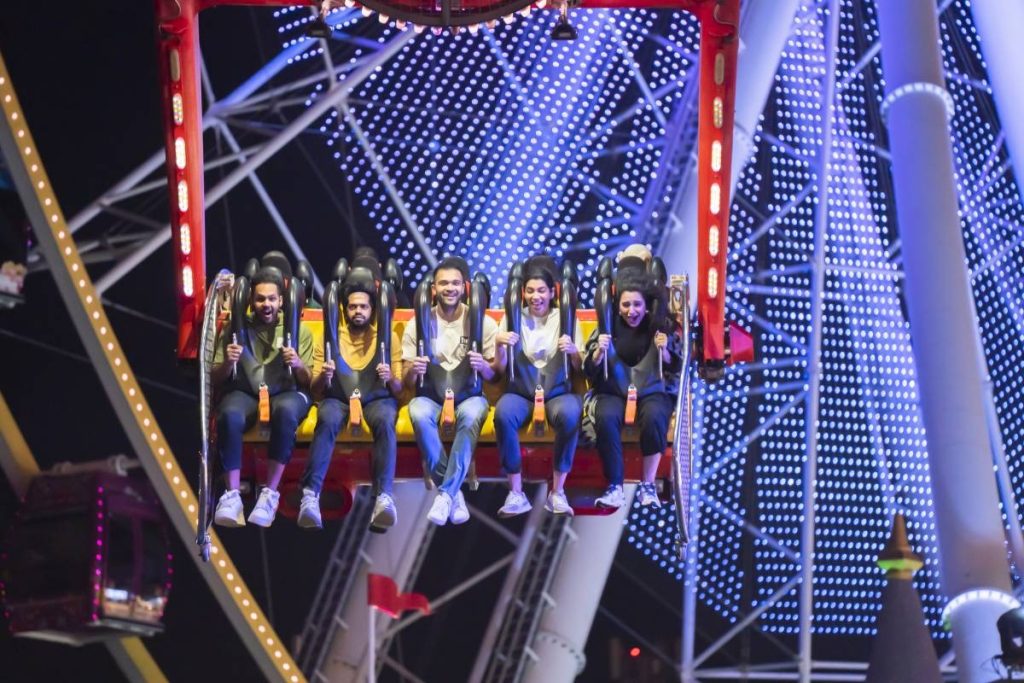 Adventure rides at global village