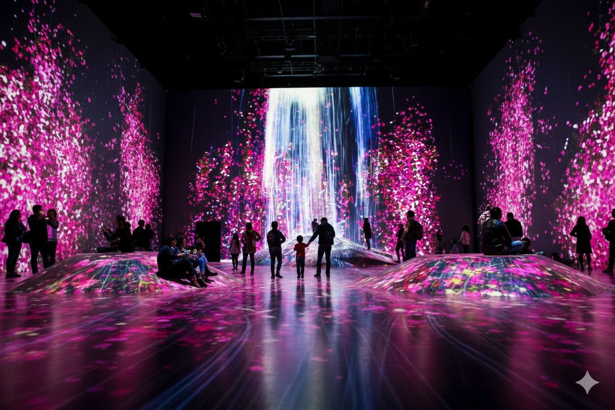 teamLab Phenomena Abu Dhabi vs. Tokyo’s Borderless & Planets