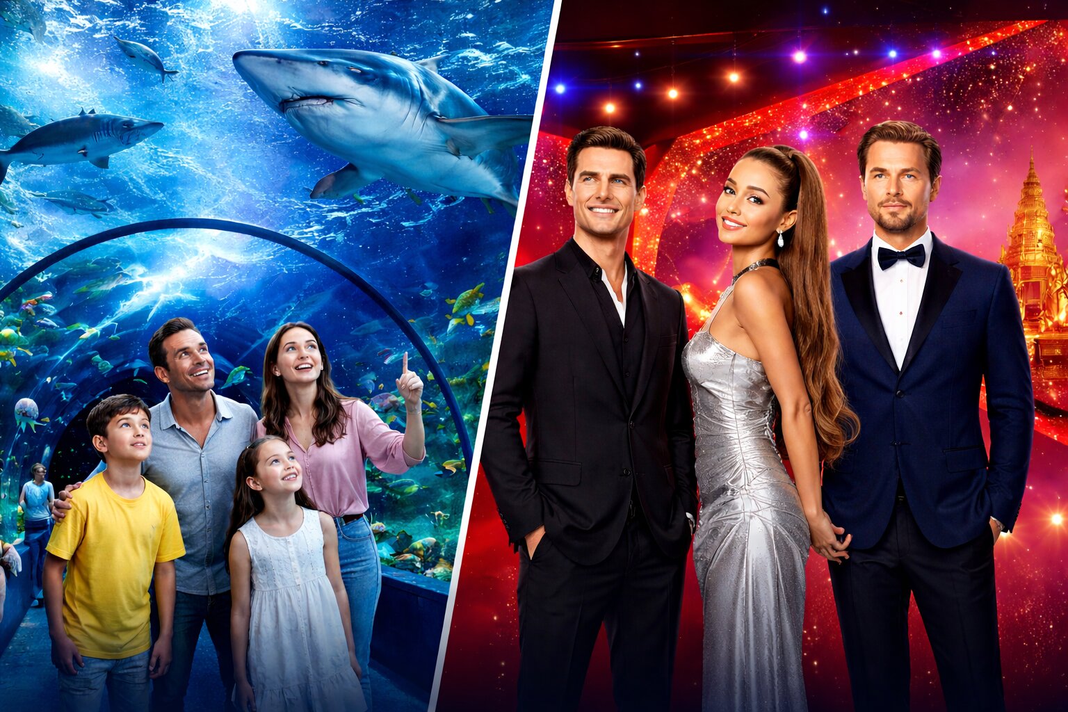 Sea Life Bangkok and Madame Tussauds Bangkok