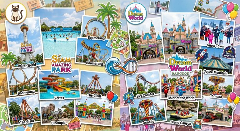Siam Amazing Park vs Dream World Bangkok: Which Theme Park Should You Visit in 2026?