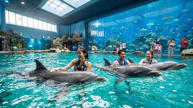 Swim with Dolphins at Singapore Oceanarium: Exploration vs. Immersion vs. Connection – Which One Is Right for You?