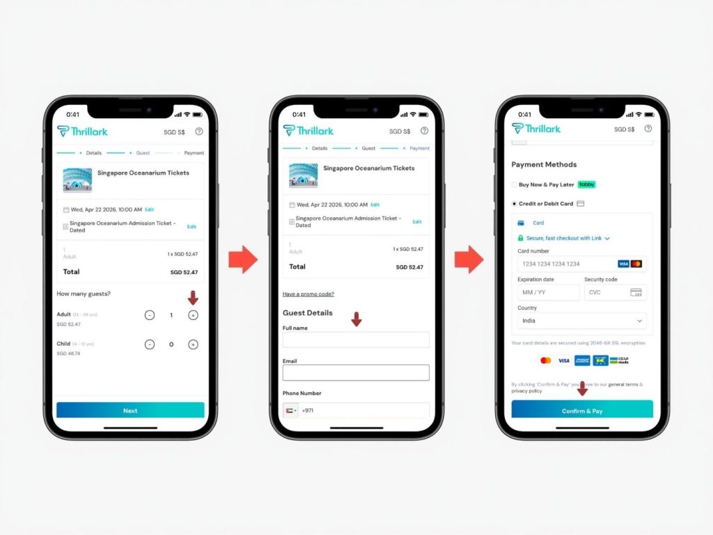 Singapore Oceanarium ticket booking guide 2