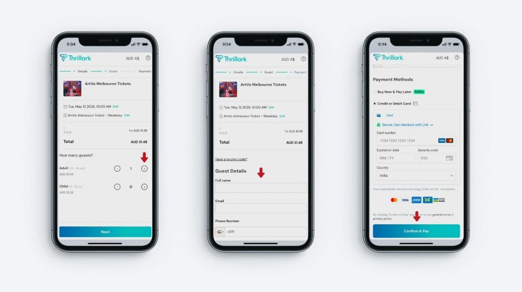 ArtVo Melbourne Booking Guide 2