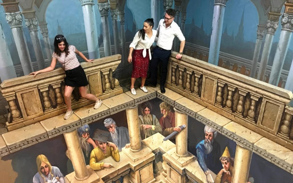 Trick art at ArtVo Melbourne