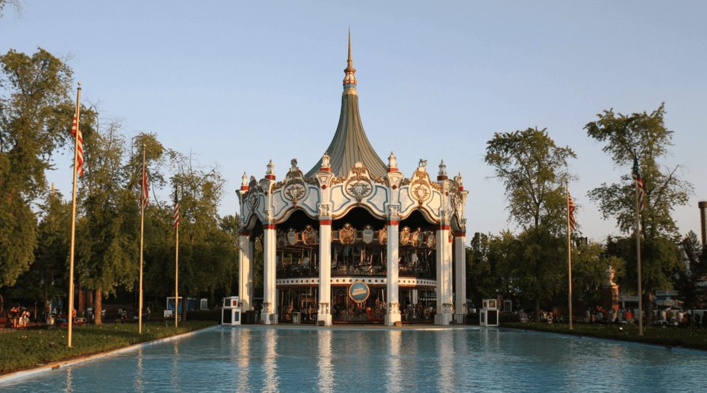Columbia Carousal at Six Flags Great America