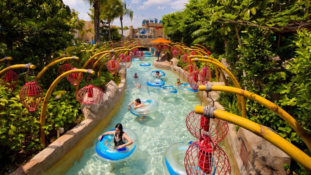 Rides at Adventure Cove Waterpark Singapore
