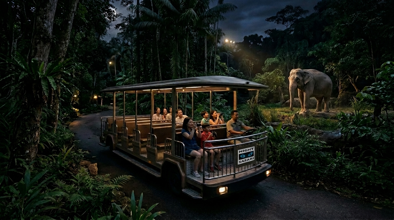 Singapore Night Safari with Tram Ride Complete Guide