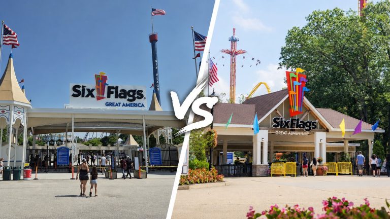 Six Flags Great America vs Six Flags Great Adventure