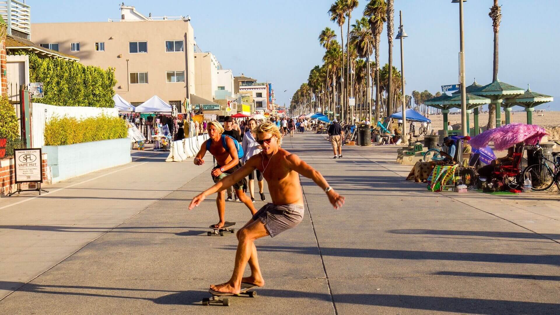 Venice Beach Boardwalk Los Angeles