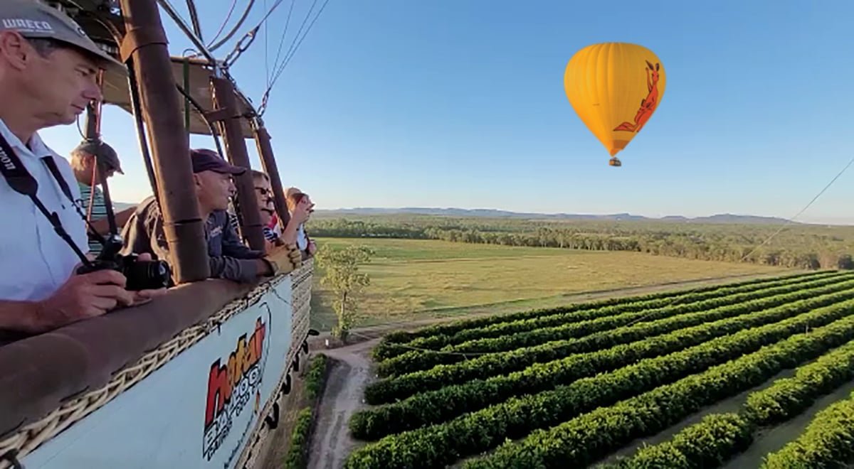 Hot air ballooning over the Atherton Tablelands Cairns