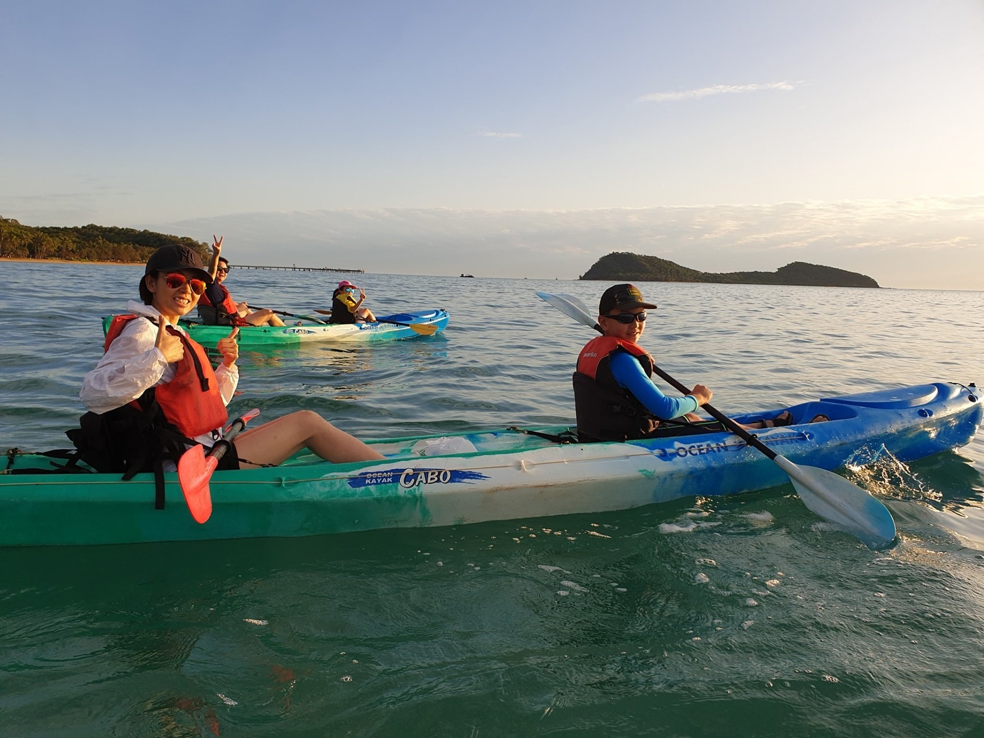 Sea kayaking, stand-up paddleboarding, and sailing Cairns