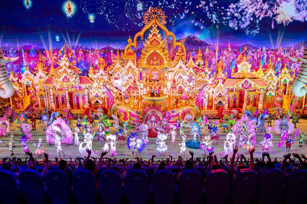 The River Carnival Parade Show Carnival Magic Phuket