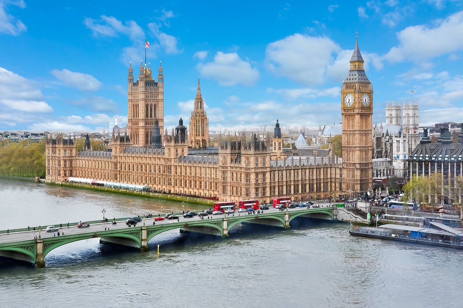 The Houses of Parliament and Big Ben, London